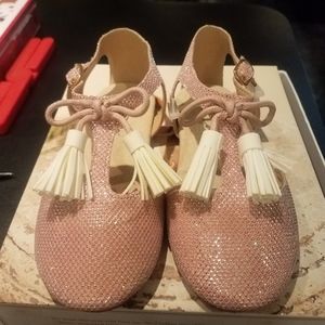 Joyfolie Laiyla Pearl Pink Tassel Shoes